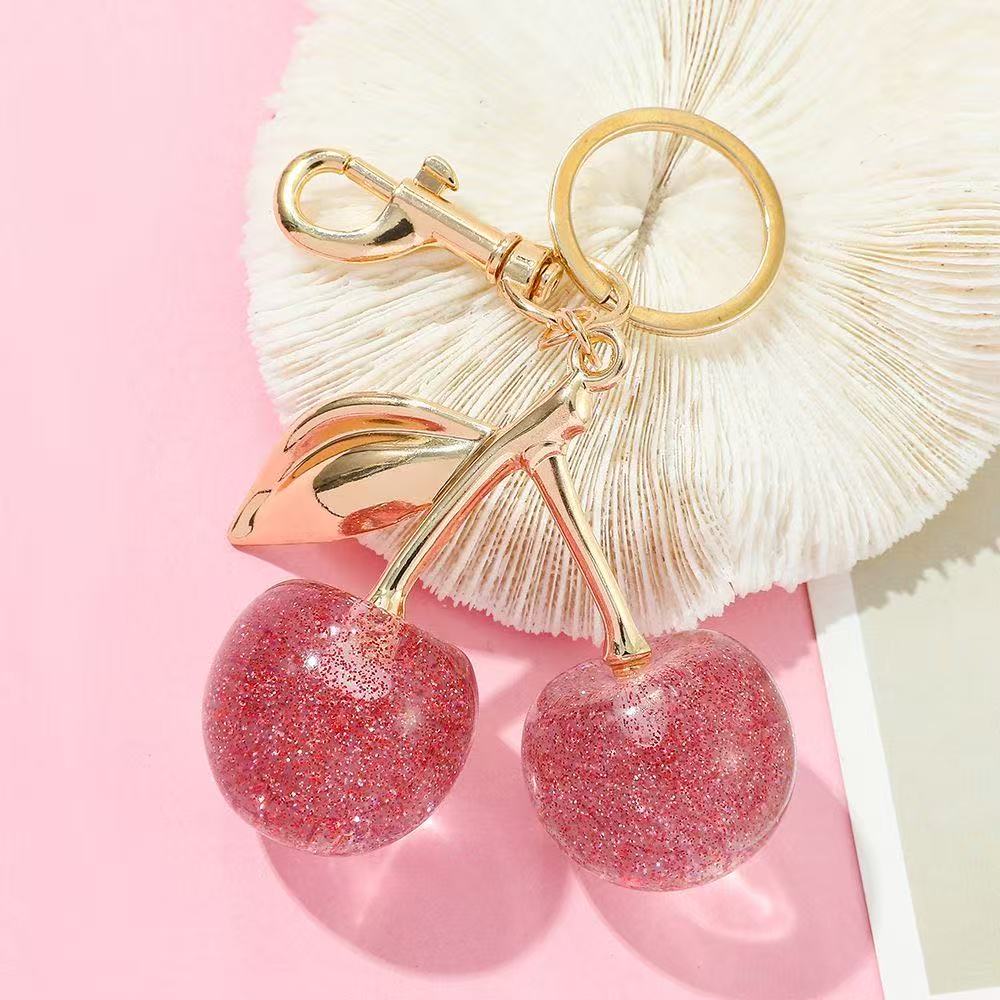 New fashion cherry keychain 
